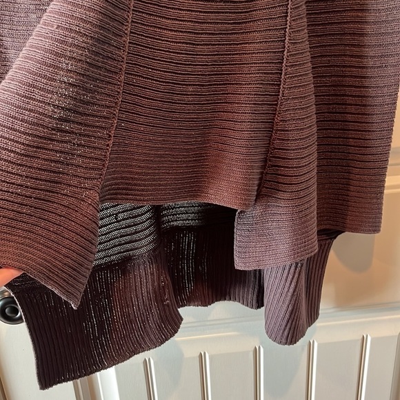 PERUVIAN connection dark chocolate brown tank tunic beautiful boho neutral LG - Picture 7 of 17